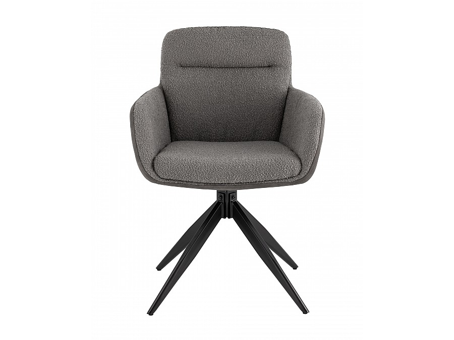 Стул обеденный Waldo серый с серой экокожей