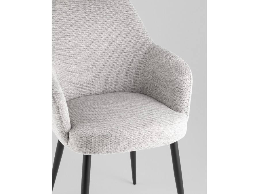 Стул обеденный Katys светло-серый рогожка