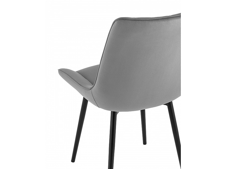 Стул Дарвин велюр тёмно-серый