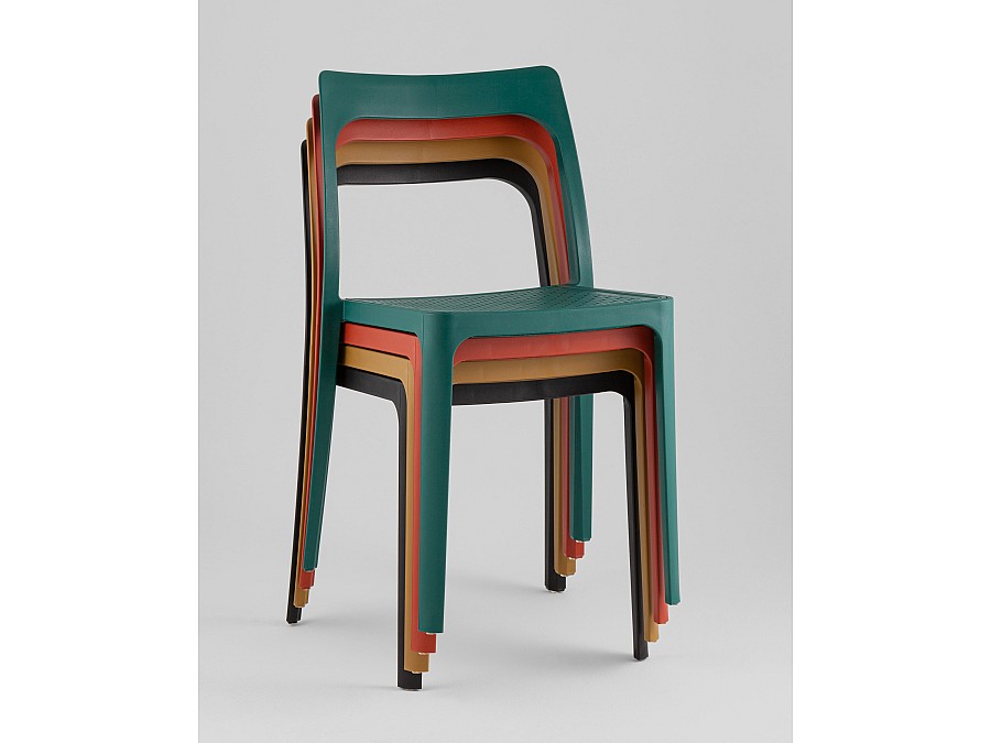 Стул обеденный Marty пластиковый охра