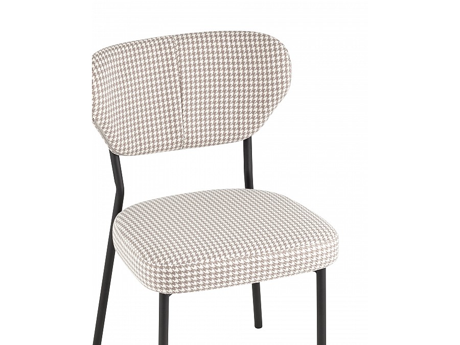 Стул Билл гусиная лапка бежевый