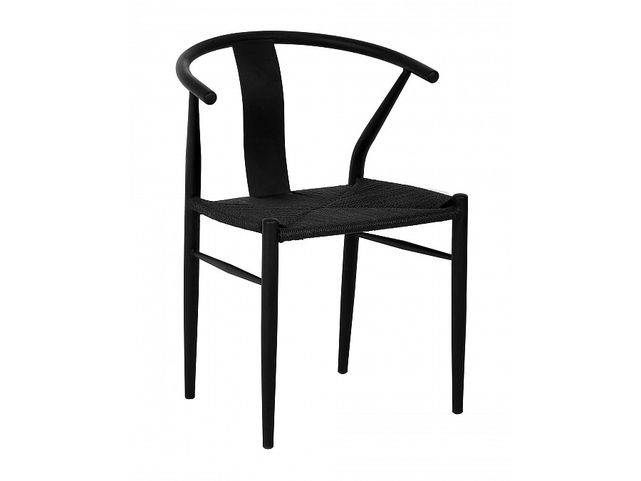 Стул обеденный Wishbone Style черный