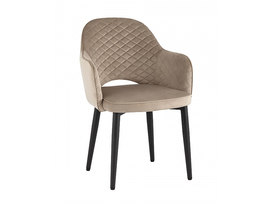 Стул Венера диамант велюр шампань