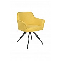 Стул обеденный Feston вращающийся желтый