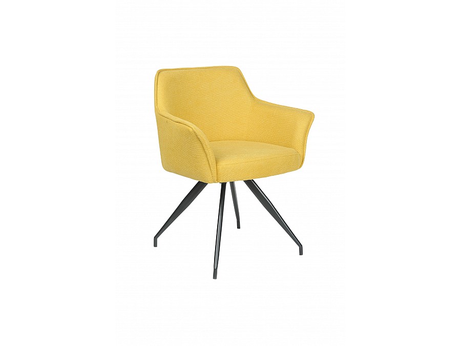 Стул обеденный Feston вращающийся желтый