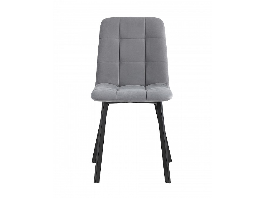 Стул Oliver Square велюр серый