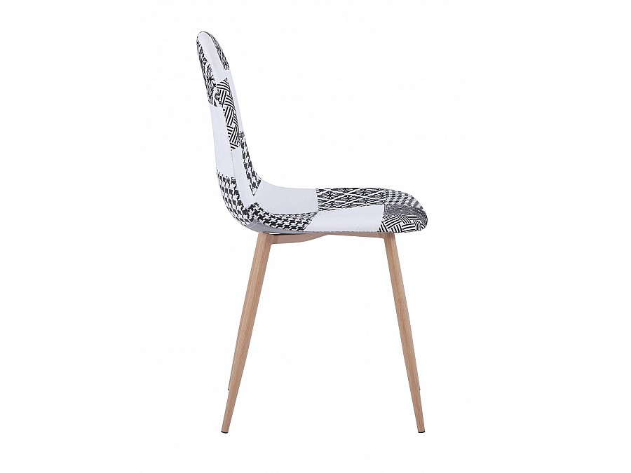 Стул Валенсия пэчворк черно-белый