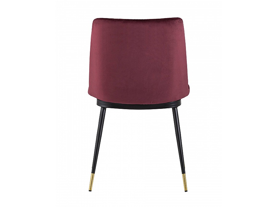 Стул Мелисса велюр бордовый