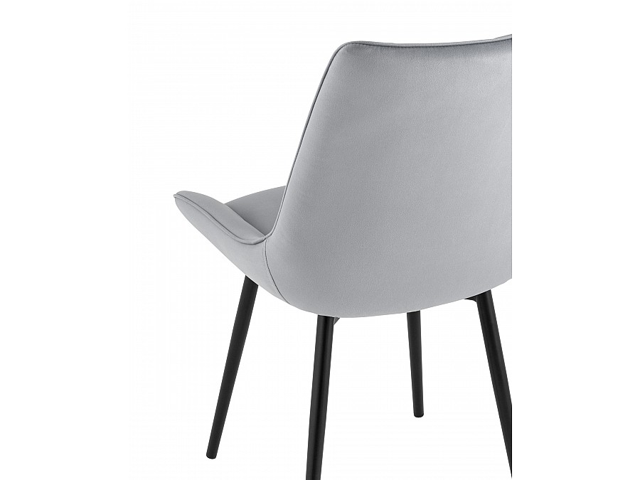 Стул Дарвин велюр серый