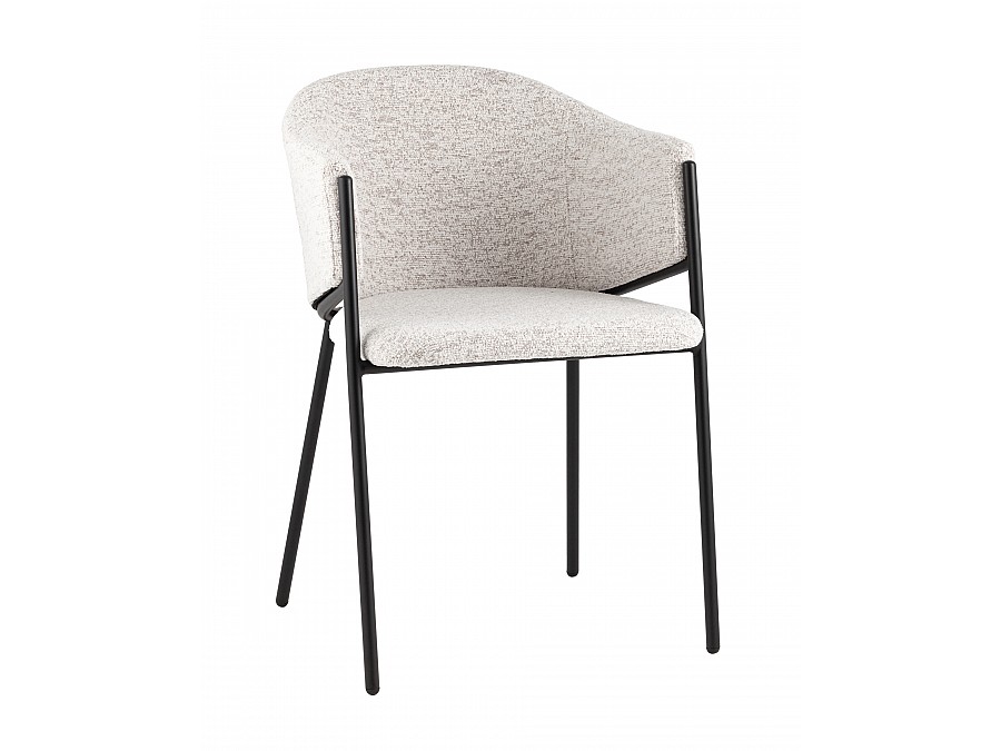 Стул обеденный Carmel бело-серый