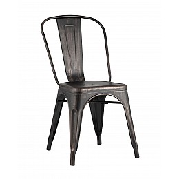 Стул TOLIX черный патина золото