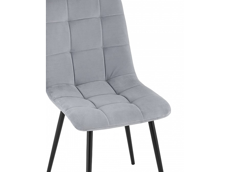 Стул Oliver велюр серый