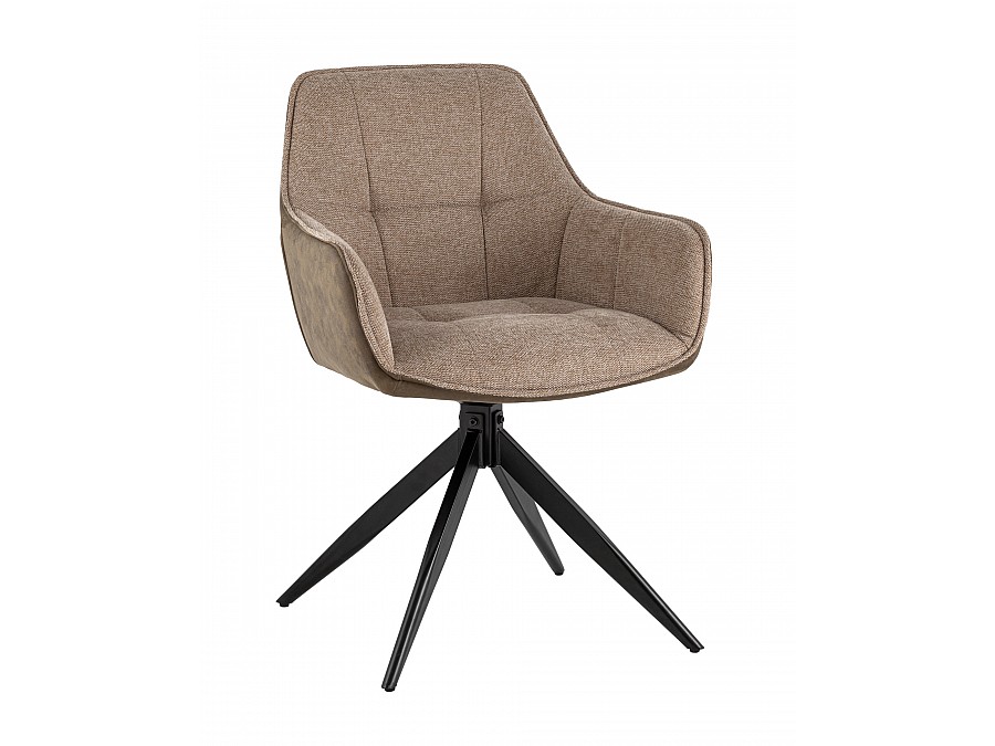 Стул обеденный Alba экокожа коричневый