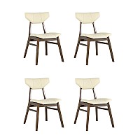 Стул обеденный TOR кремовый ПУ 4 шт.