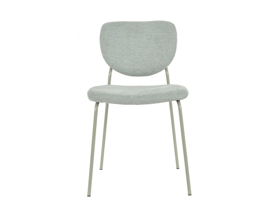 Стул обеденный Gigi шенилл зеленый