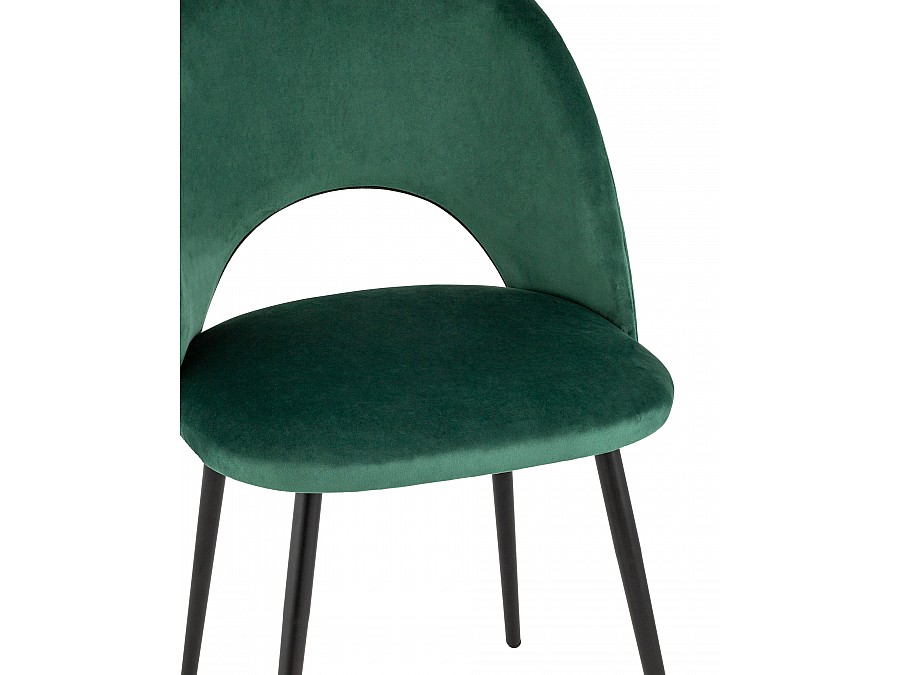 Стул Меган NEW велюр с ромбами зелёный