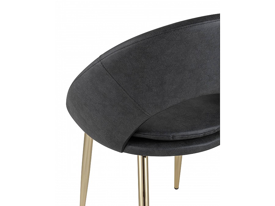 Стул Кензи экокожа темно-серый