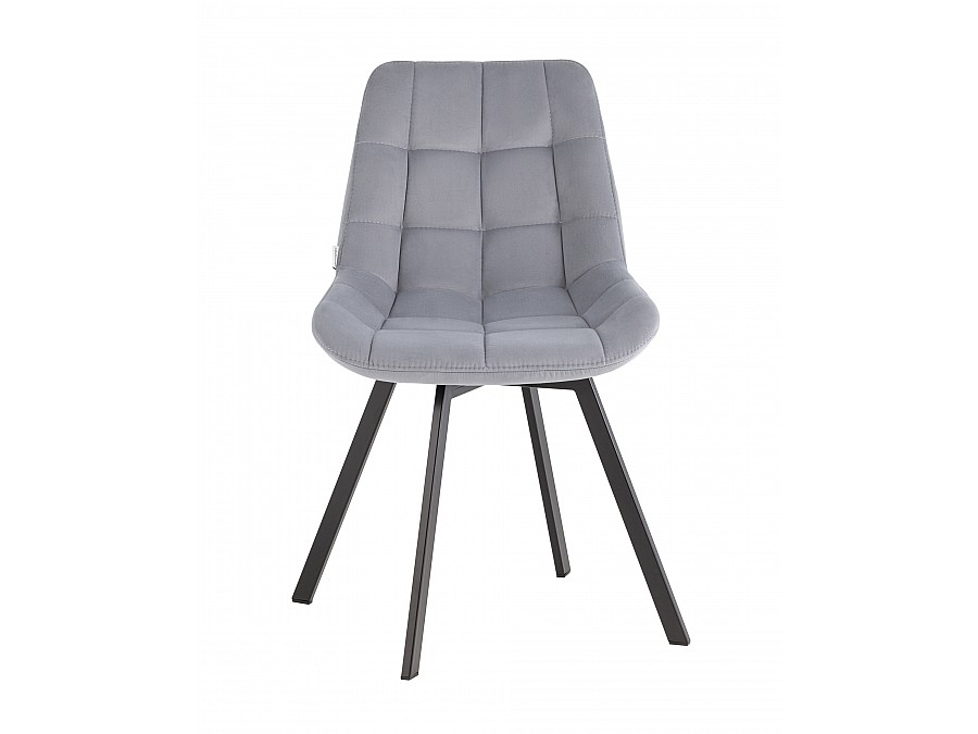 Стул вращающийся Флекс велюр велютто серый