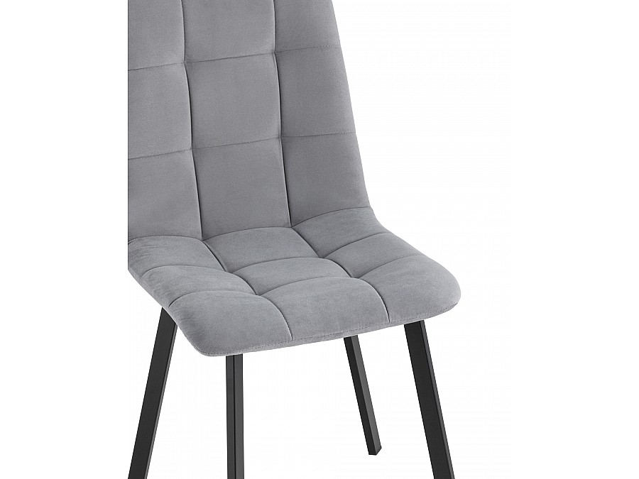 Стул Oliver Square велюр серый