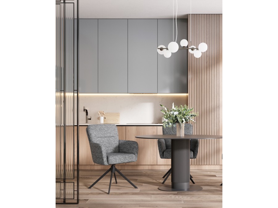 Стул обеденный Rue темно-серый