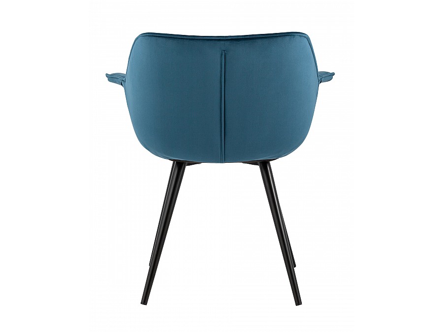 Стул Мэйсон велюр пыльно-синий