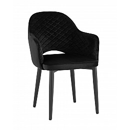 Стул Венера диамант велюр черный