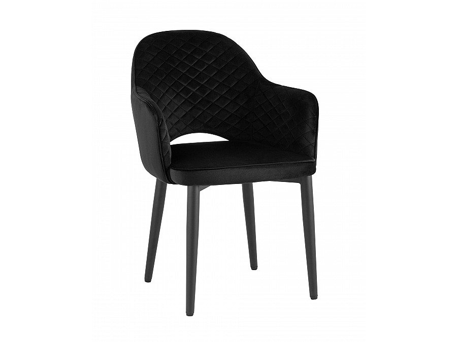 Стул Венера диамант велюр черный