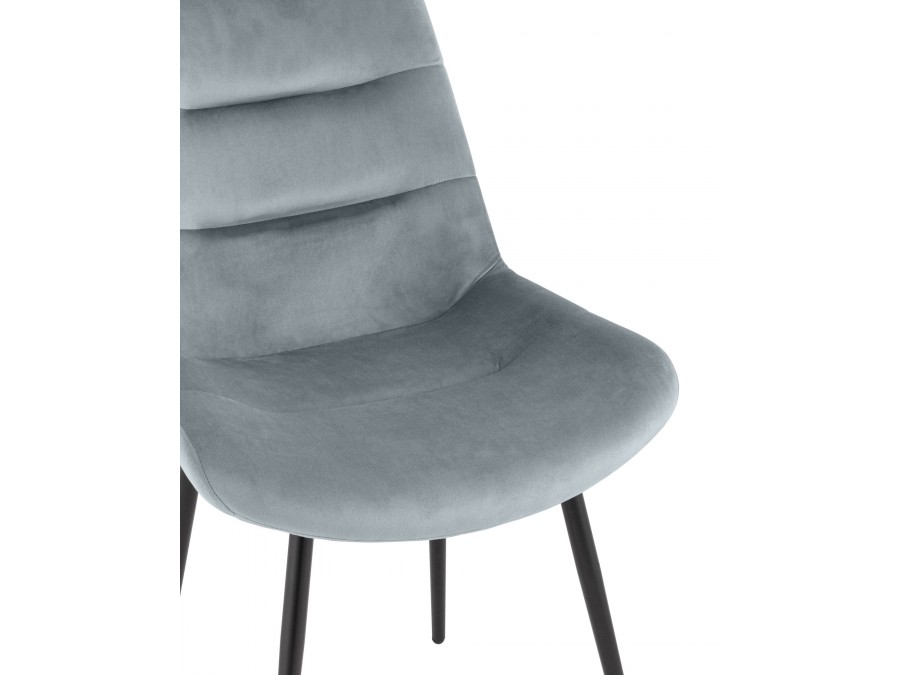 Стул Остин велюр серый