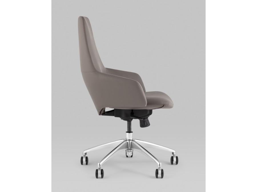 Кресло офисное TopChairs Bow серый