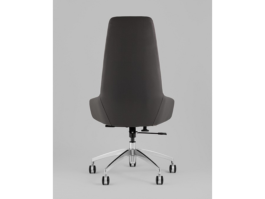 Кресло руководителя TopChairs Soulo светло-серый, серый