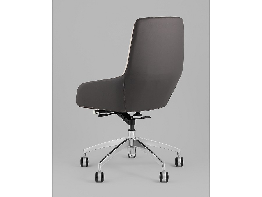 Кресло офисное TopChairs Soulo светло-серый, серый