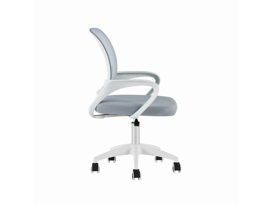 Кресло офисное TopChairs Simple SN серый пластик белый