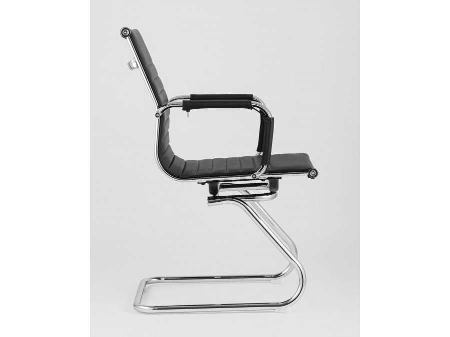 Кресло для посетителей TopChairs Visit черное 2 шт.