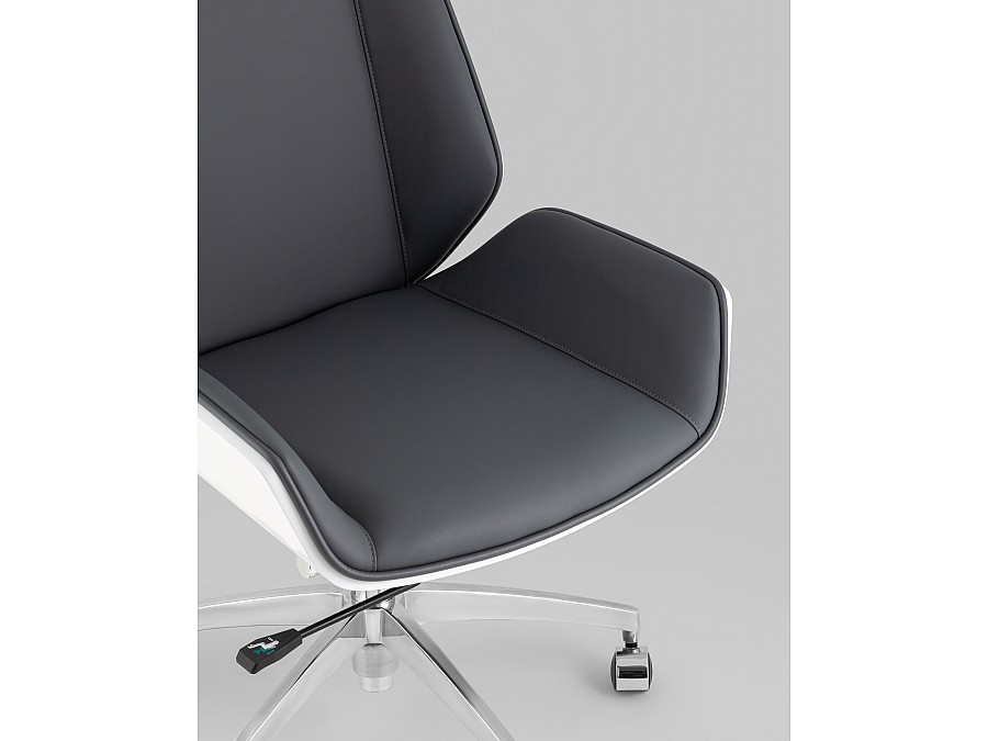 Кресло офисное TopChairs Crown SN серо-голубой