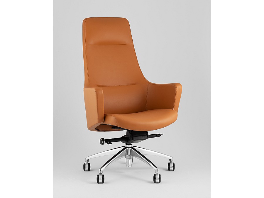 Кресло руководителя TopChairs Ferris коричневое