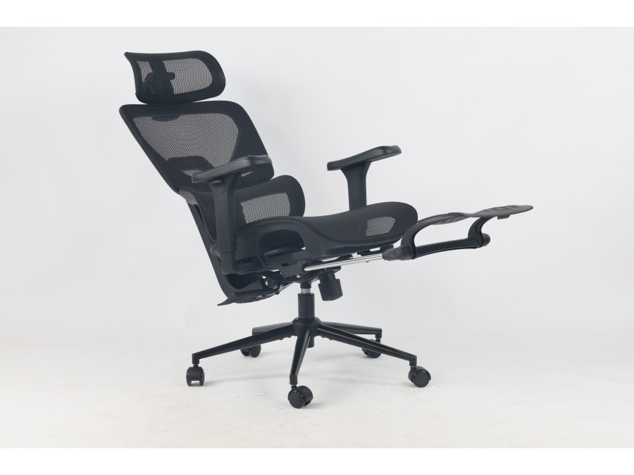 Кресло офисное TopChairs Vertus черная сетка