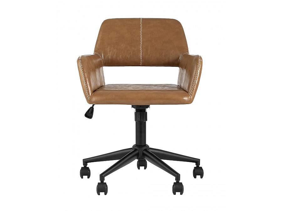 Кресло компьютерное Филиус экокожа коричневый