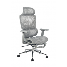 Кресло офисное TopChairs Vertus серая сетка