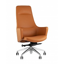 Кресло руководителя TopChairs Ferris коричневое