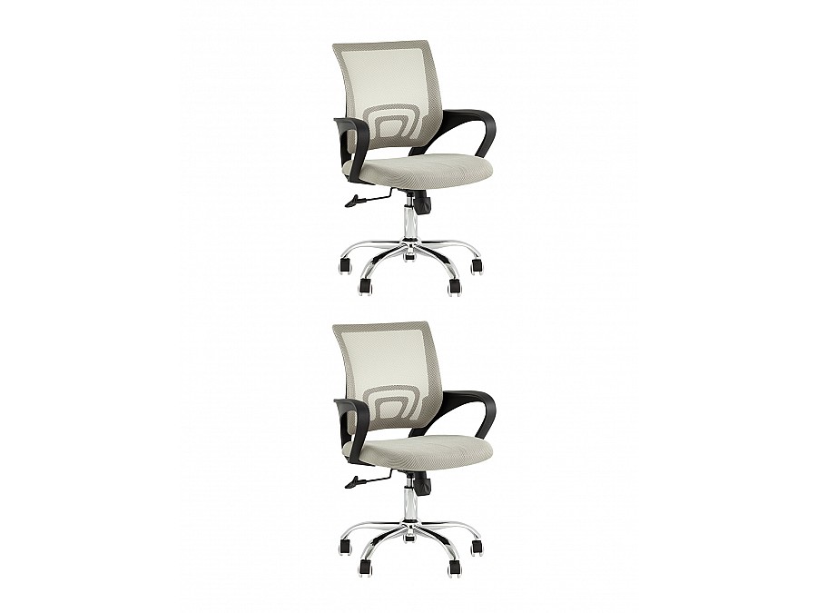 Кресло офисное TopChairs Simple New серый 2 шт