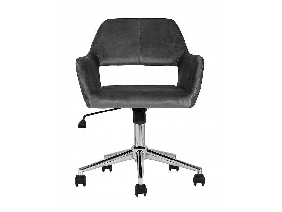 Кресло офисное Ross велюр серый