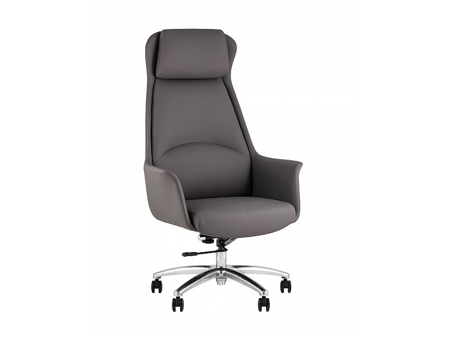 Кресло руководителя TopChairs Viking NEW серое