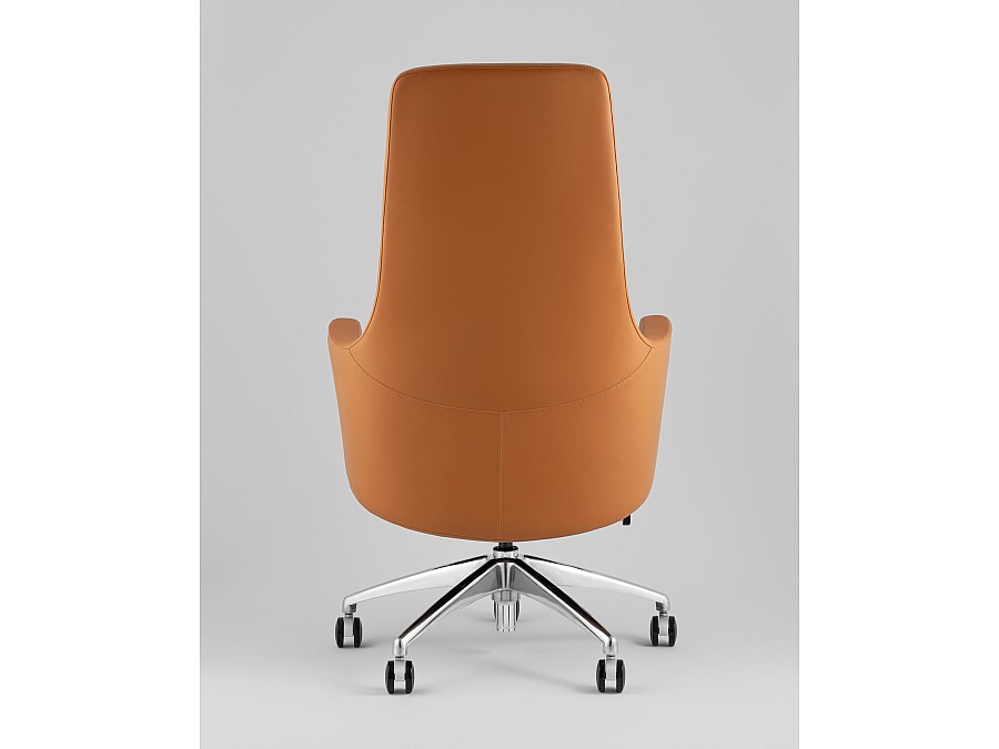 Кресло руководителя TopChairs Ferris коричневое