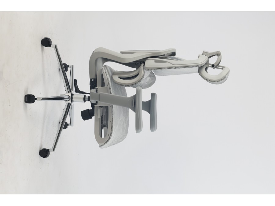 Кресло офисное TopChairs Structo серая сетка