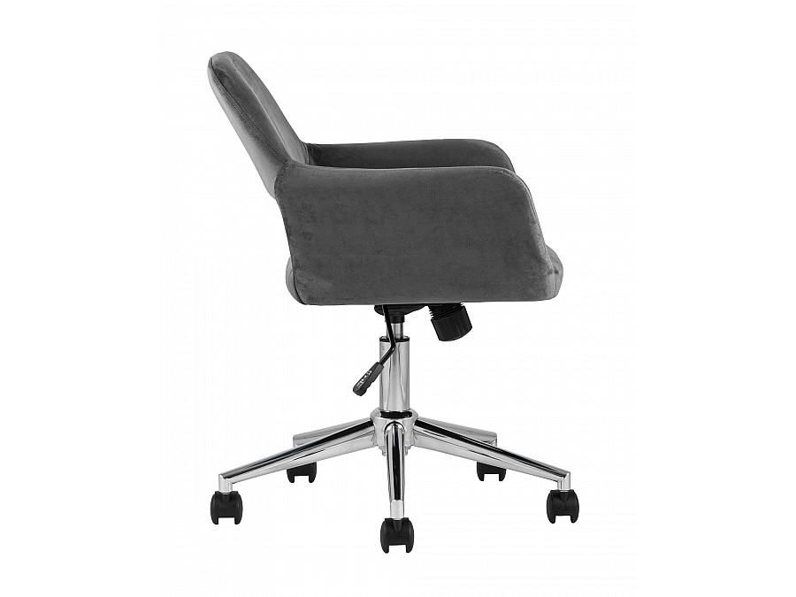 Кресло офисное Ross велюр серый
