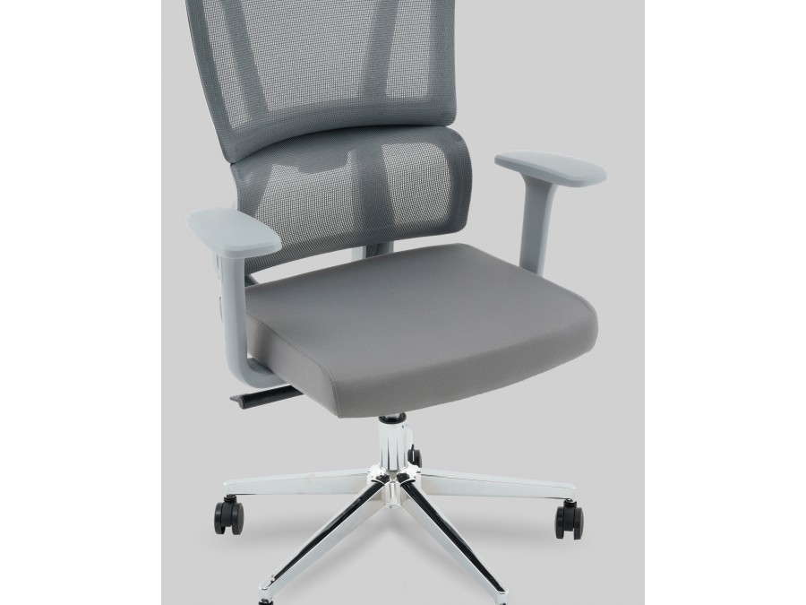 Кресло офисное TopChairs Forward серый