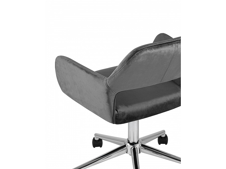 Кресло офисное Ross велюр серый