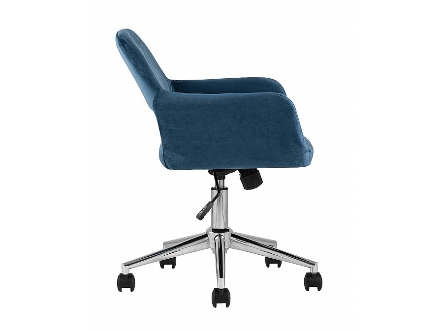 Кресло офисное Ross велюр синий