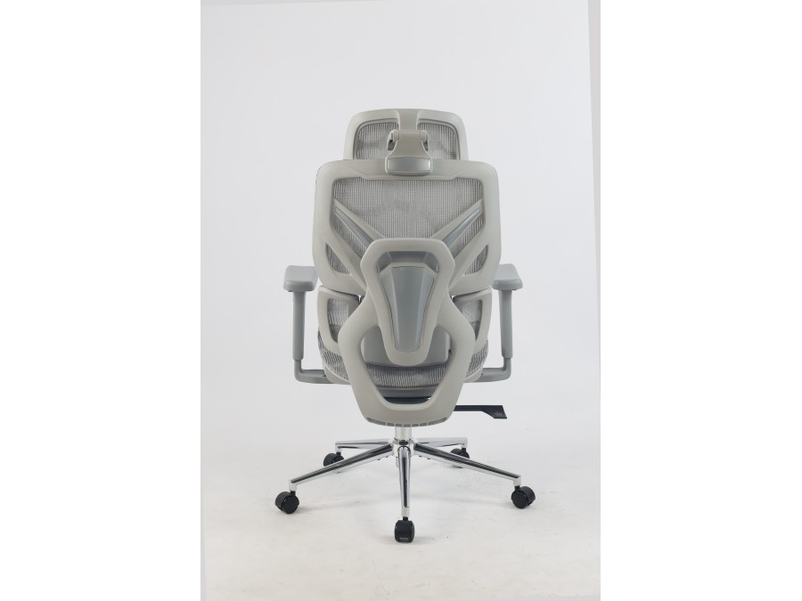 Кресло офисное TopChairs Structo серая сетка