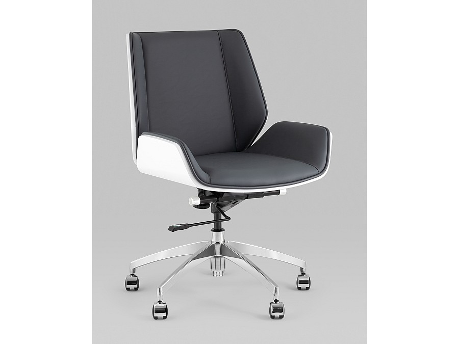 Кресло офисное TopChairs Crown SN серо-голубой